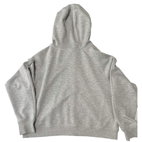 Women's L Light Gray Zip Up Hoodie Sweatshirt Basic Essential Athleisure Active - Picture 3 of 8